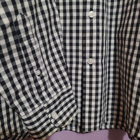 PAXTON MEN'S CU BUFFS LOGO BUTTON UP GINGHAM LS SHIRT SIZE L COLORADO UNIVERSITY - Picture 4 of 7